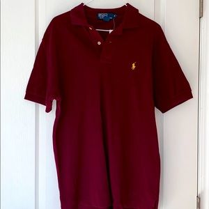 Ralph Lauren Polo burgundy polo